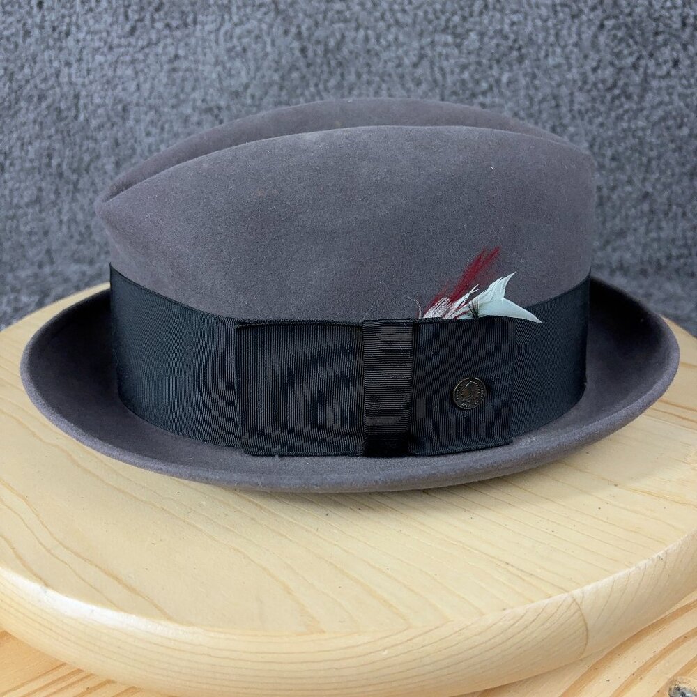 VTG 50s Champ Fedora Hat Men Size 7 Master Felt Craftsmen Kasmir Finish Made USA